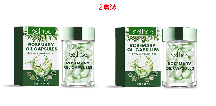 كبسولات إكليل الجبل للشعر - تغذية الجذور