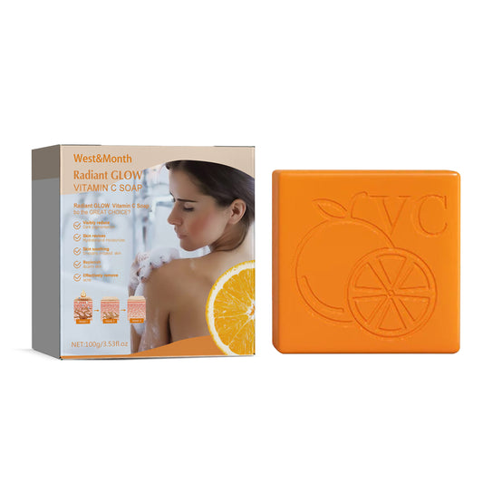 Radiant Glow Vitamin C Soap - Brightening & Moisturizing Cleanser