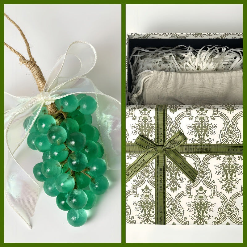 Crystal Grape Soap Gift Set - Handmade Aromatherapy Soap