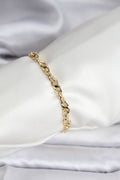 14K Gold Renk Kaplama Zincir Model Kadın Bileklik