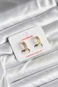14K Gold Renk Kaplama Kadın Küpe