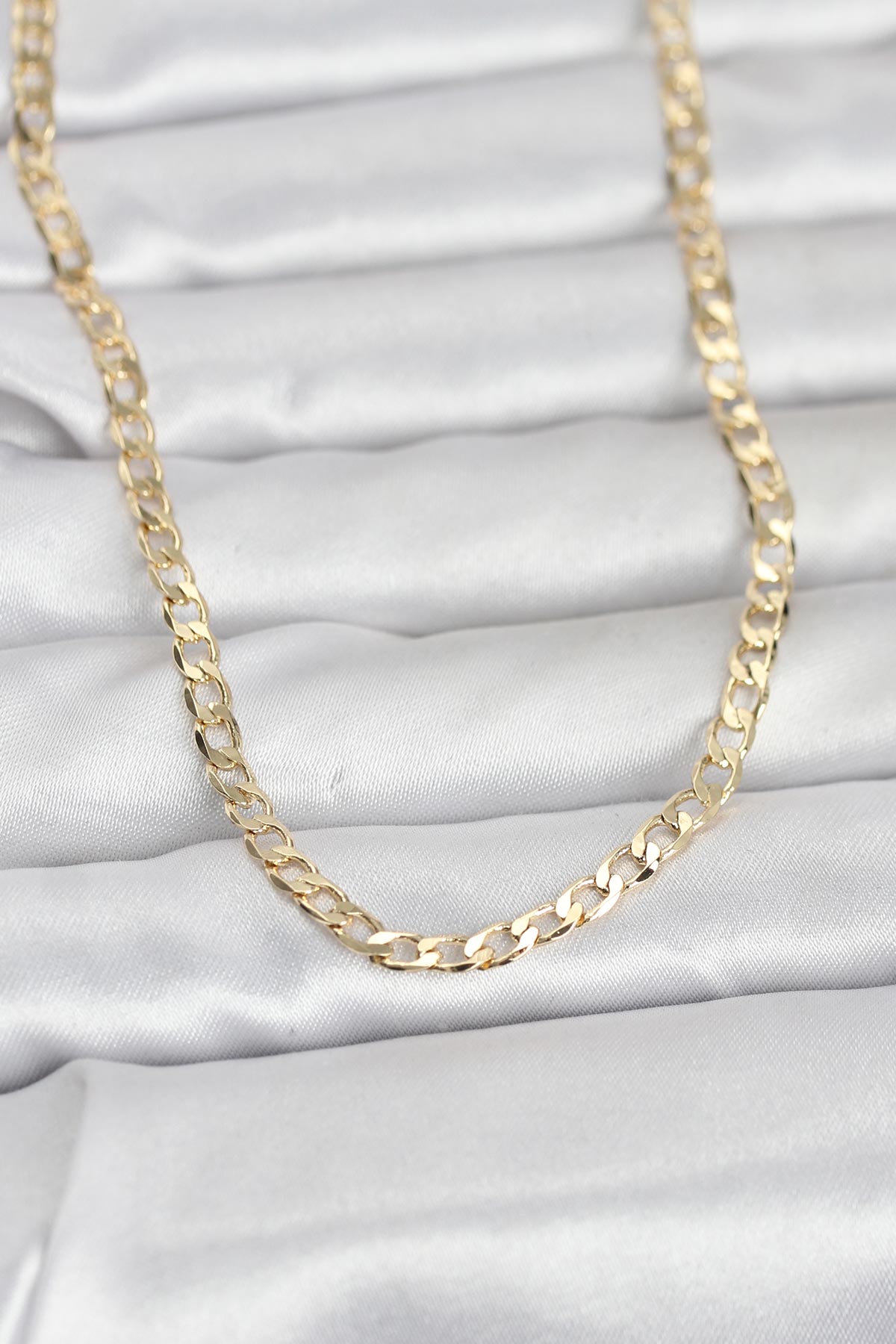 14K Gold Renk Zincir Model 60 Kadın Kolye