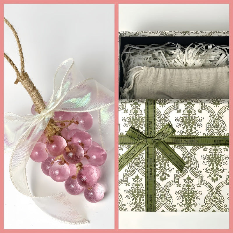 Crystal Grape Soap Gift Set - Handmade Aromatherapy Soap