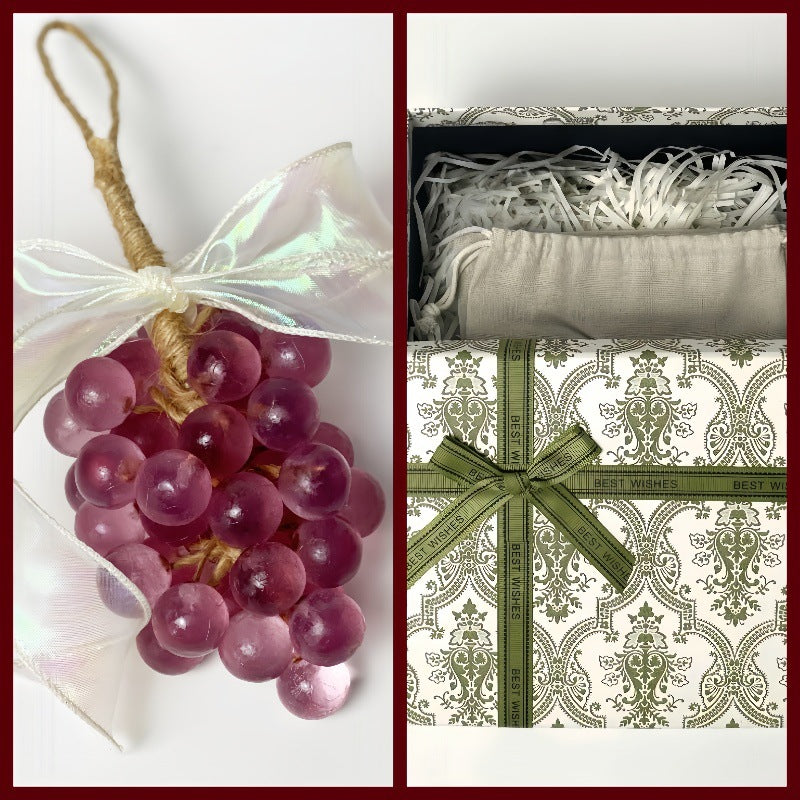 Crystal Grape Soap Gift Set - Handmade Aromatherapy Soap