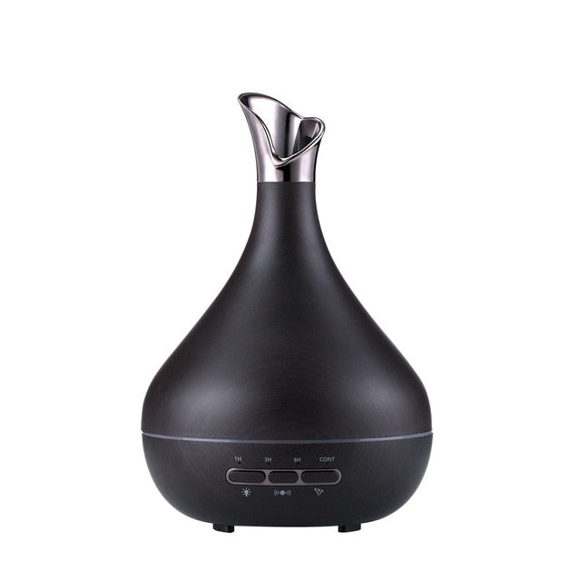Blue and White Porcelain Essential Oil Diffuser 300ml Air Humidifier 7Color LED Light Aroma Diffuser Aromatherapy Mist Maker
