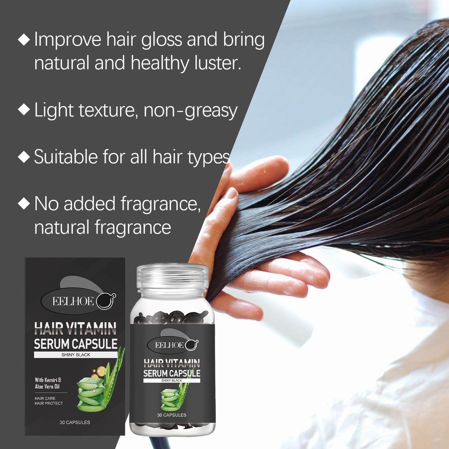 EELHOE Hair Capsules – Moisturize & Repair