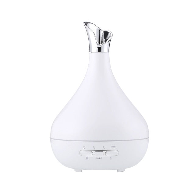 Blue and White Porcelain Essential Oil Diffuser 300ml Air Humidifier 7Color LED Light Aroma Diffuser Aromatherapy Mist Maker