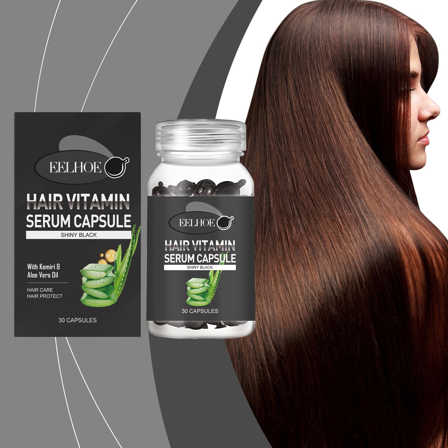 EELHOE Hair Capsules – Moisturize & Repair