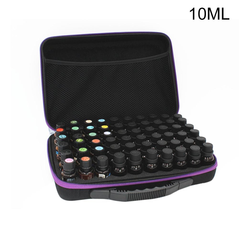 60-Compartment Essential Oil Storage Bag - Portable Travel Organizer
