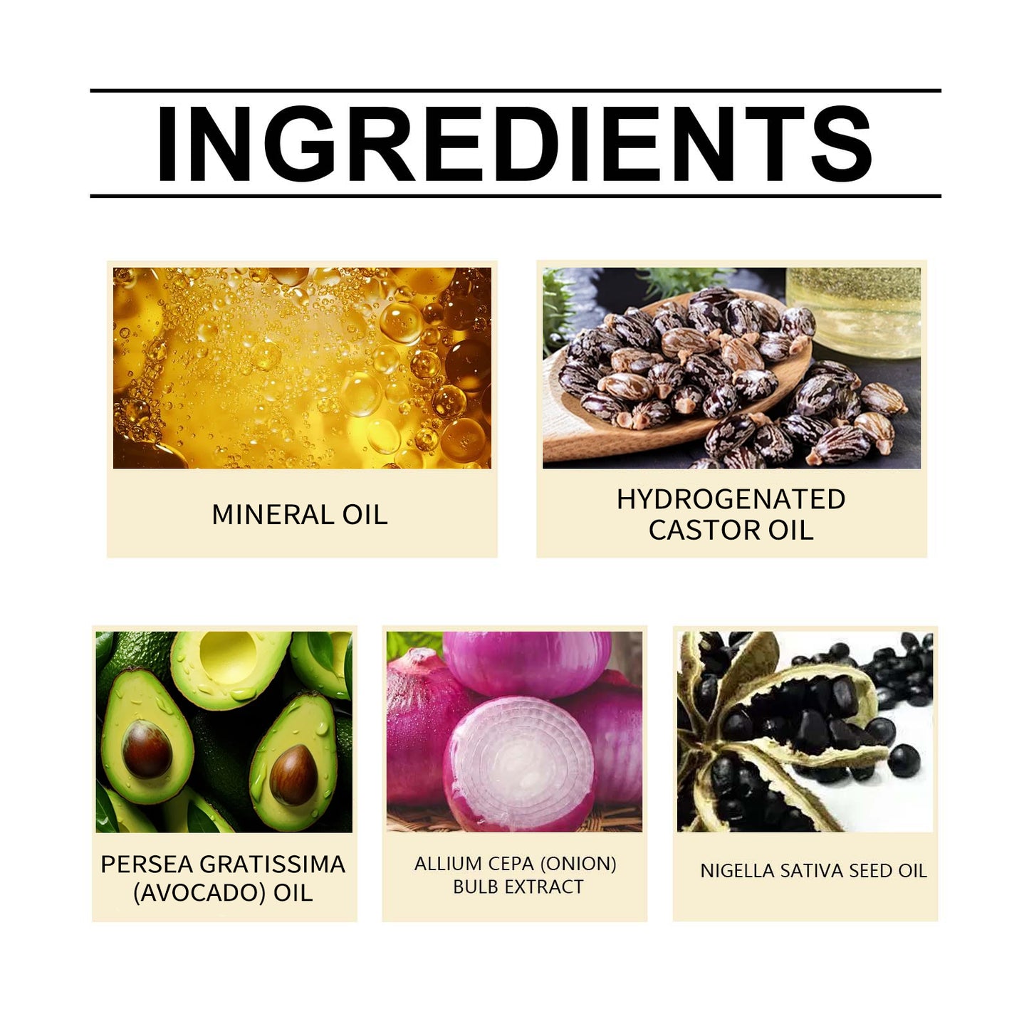 Red Onion Black Seed Oil Hair Care Essential Oil Nourishes Roots Dense Hair Care Solid Hair Care Essential Oil