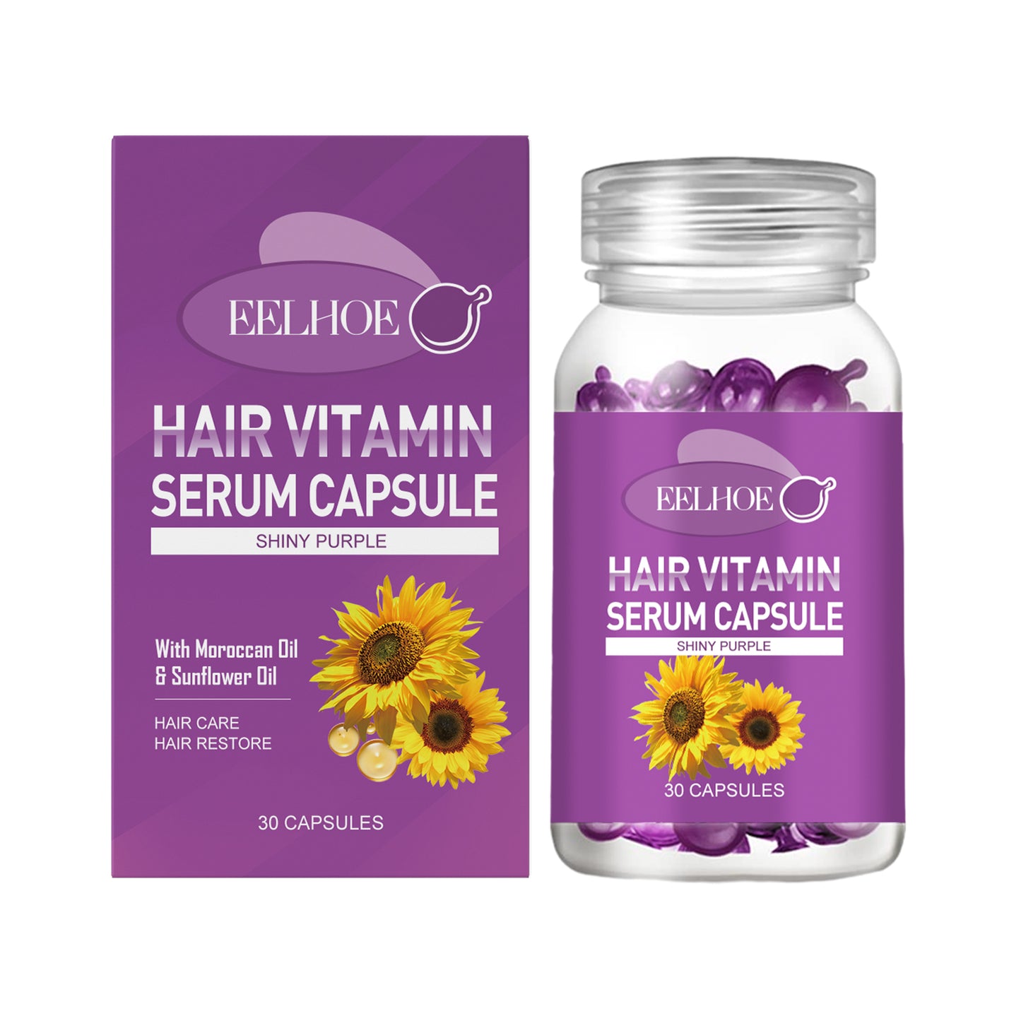 EELHOE Hair Capsules – Scalp Massage & Nutrition