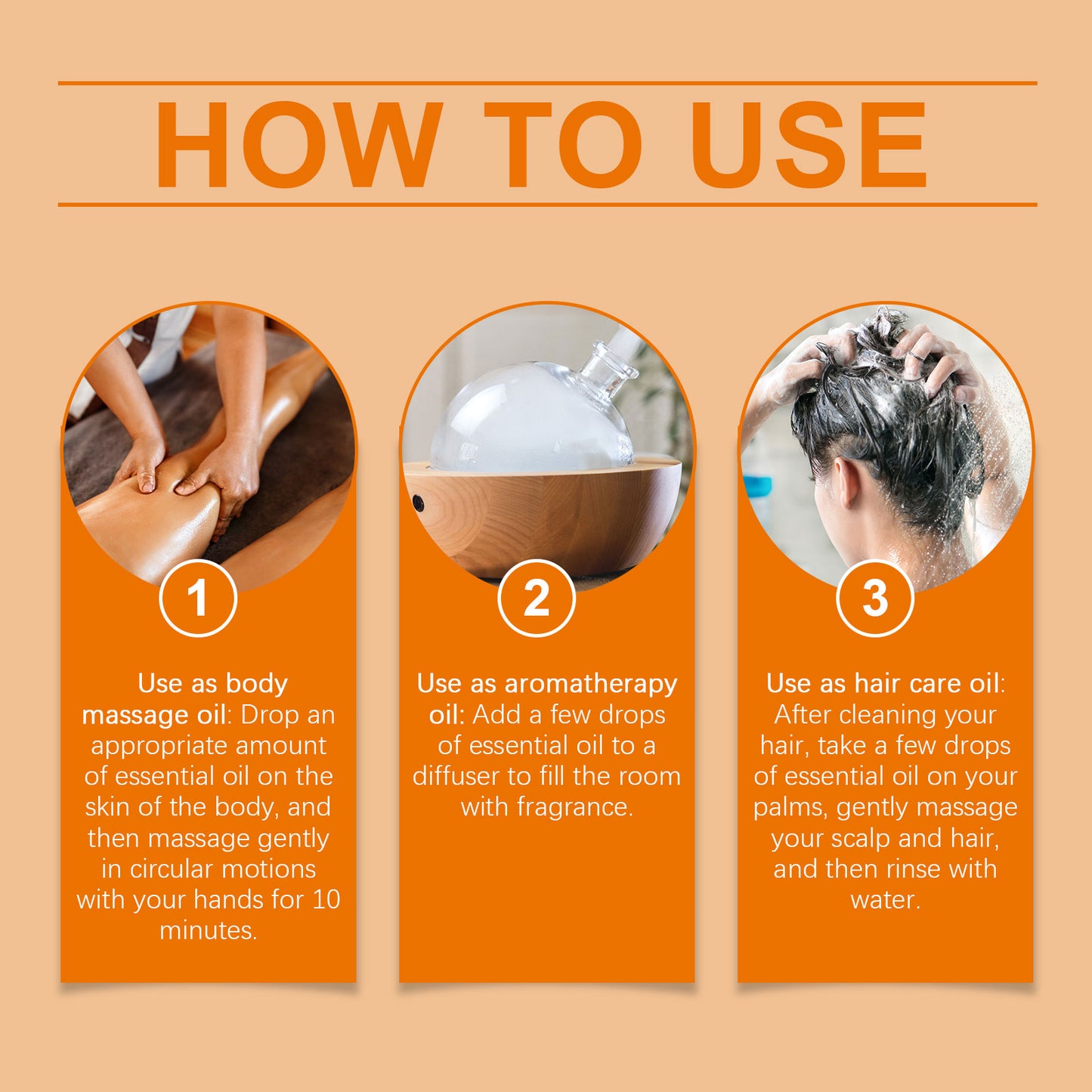 زيت الورد العطري للتدليك - زيت تدليك مريح للكتفين والرقبة