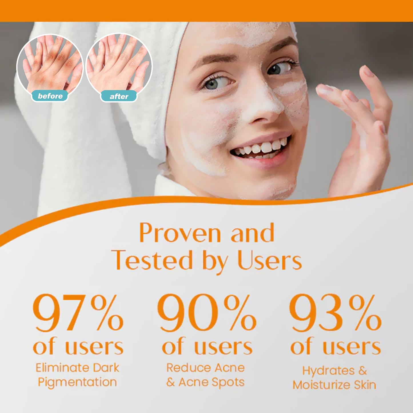 Radiant Glow Vitamin C Soap - Brightening & Moisturizing Cleanser