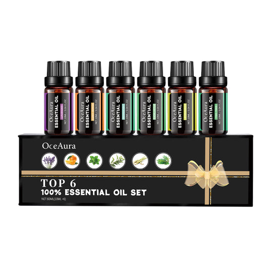 Essential Oil Set – Lavender, Sweet Orange & Lemongrass (3-Pack)