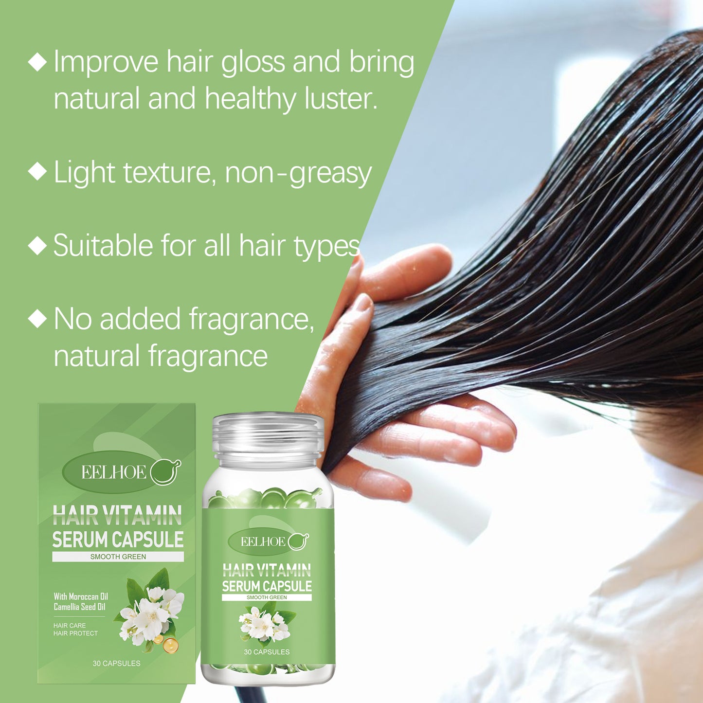 EELHOE Hair Capsules – Nutrition & Relief