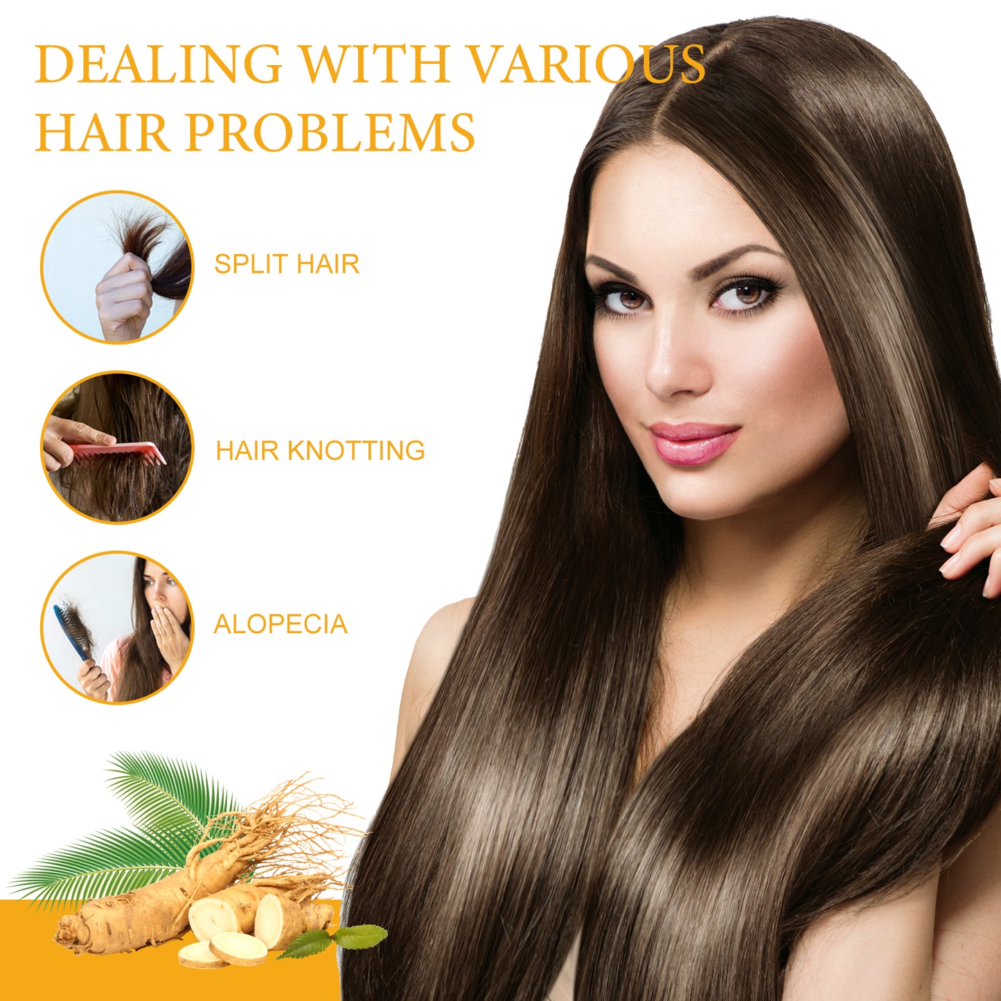 OUHOE Biotin Saç Büyüme Serumu, Saç Köklerini Besler, Onarır, Kısa Saçları ve Dökülmeyi Önler