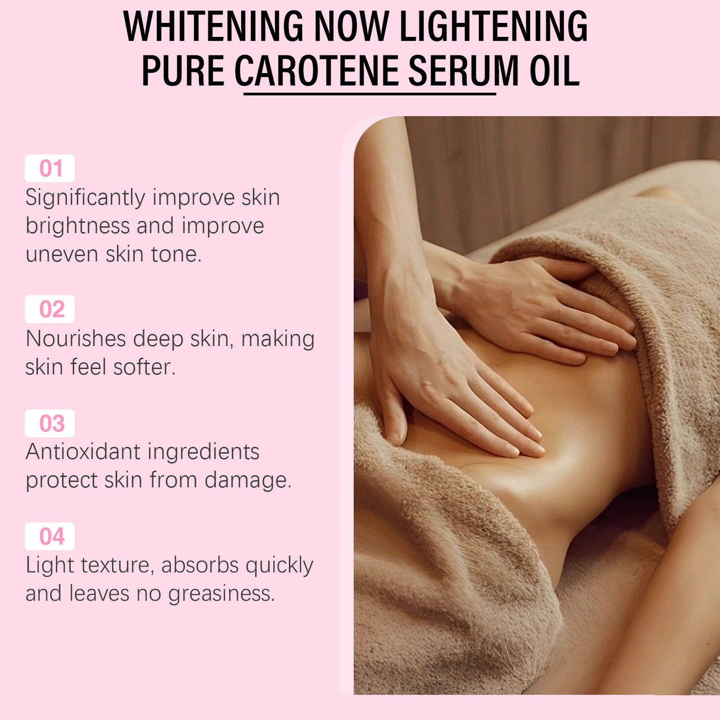 Carotene Whitening Essential Oil - Cilt Aydınlatıcı & Nemlendirici Bakım Yağı