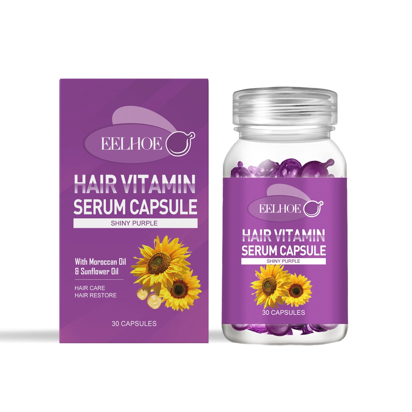 EELHOE Hair Capsules – Scalp Massage & Nutrition