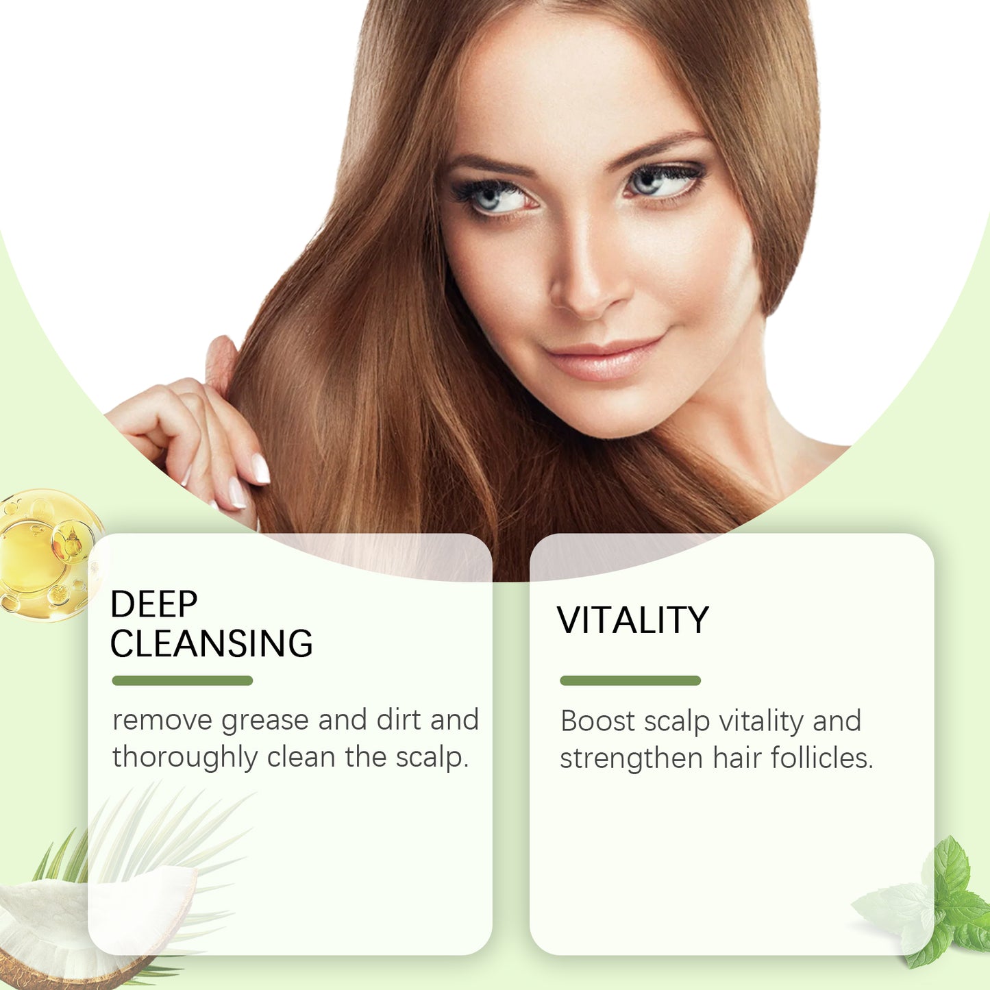 صابون شامبو إكليل الجبل - صابونة شعر 2 في 1 مغذية ومنظفة لفروة الرأس للاستخدام اليومي