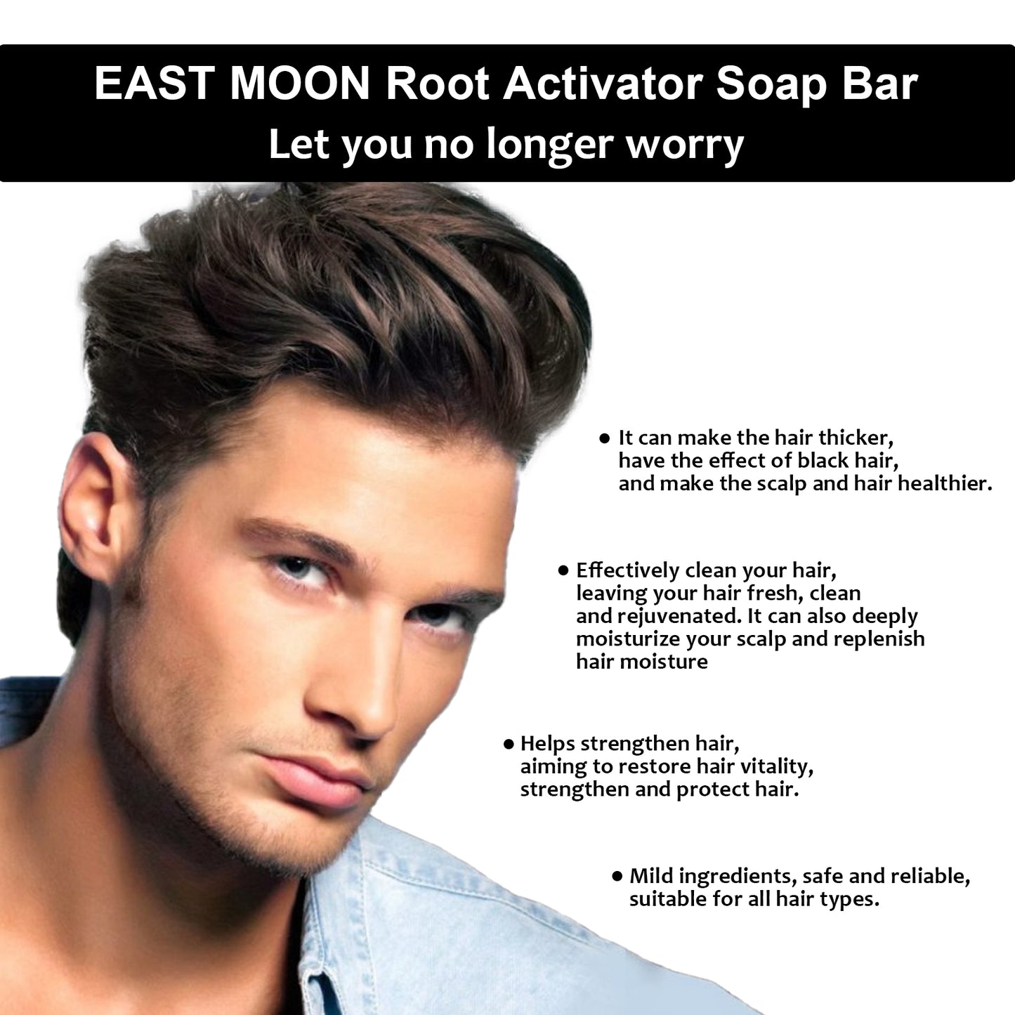 Root Activator Shampoo Soap Bar - Hair Nourishing & Strengthening