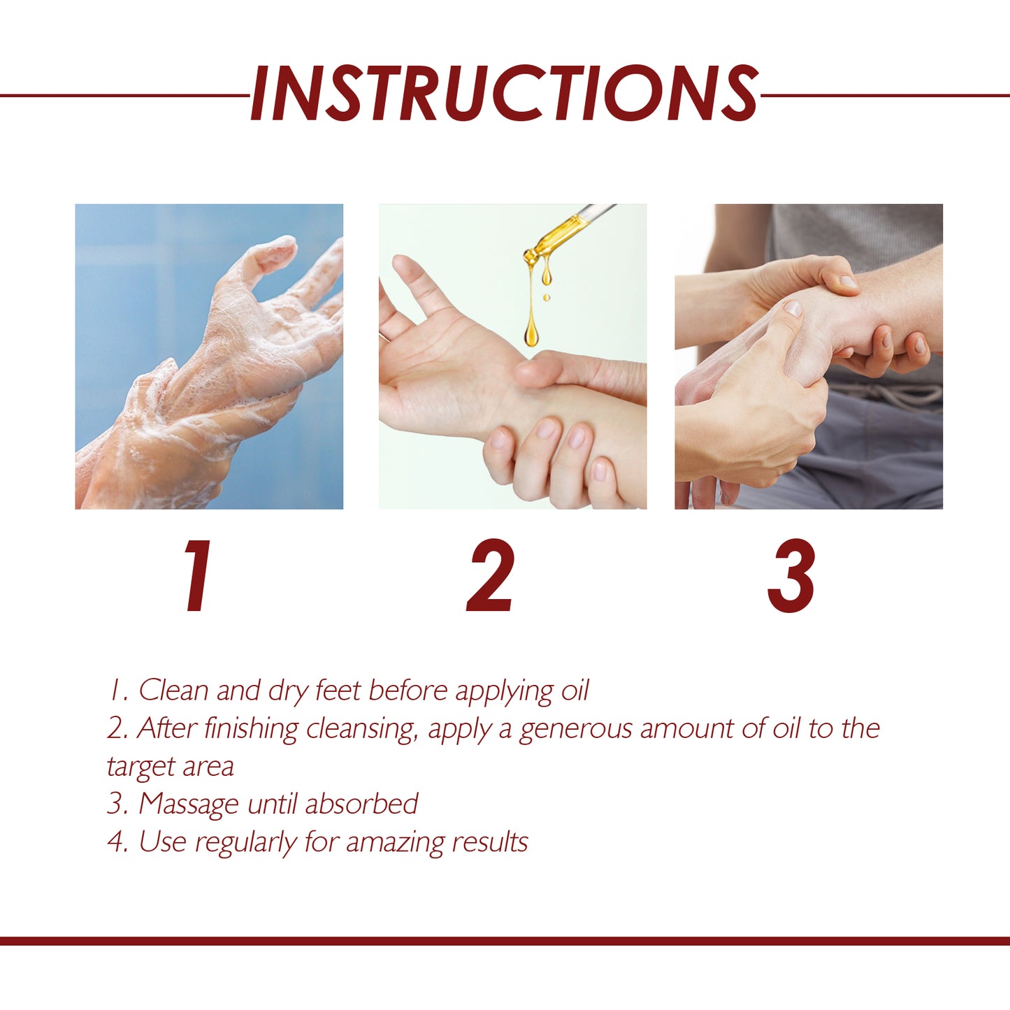 زيت إصلاح مفاصل الرسغ - زيت تدليك سريع الامتصاص لتخفيف الألم ودعم المفاصل