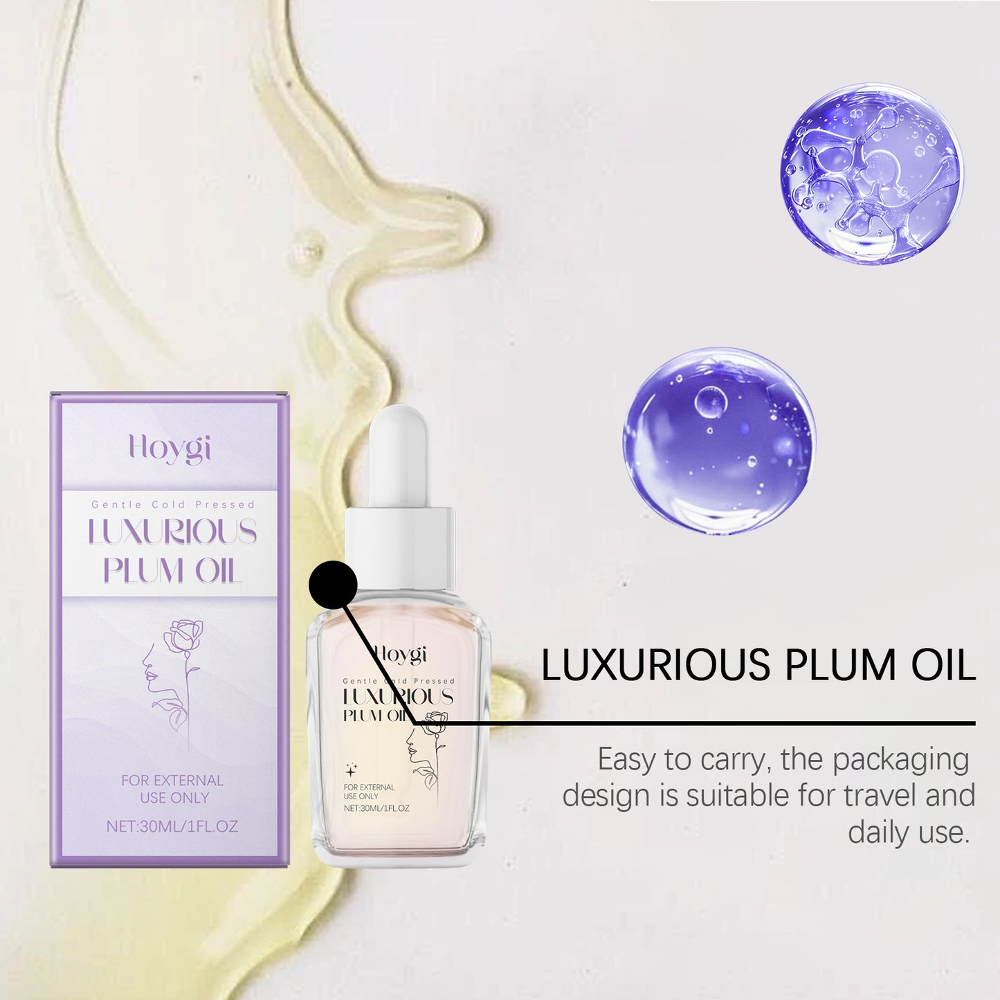 زيت عطري للعناية بالعين - يقلل من الخطوط الدقيقة ويرطب