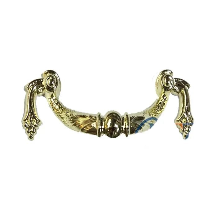 Dekoratif Zamak Üzümlü Kulp 64mm, Sarı, 1 Adet