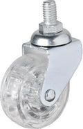 326 50x20 Mm Şeffaf Makaralı Vidalı Teker 4 Adet